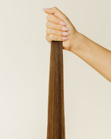 Cool Brunette with Highlights Hair Extensions