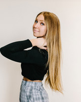 Rooted Warm Dimensional Strawberry Blonde Butterscotch Hair Extensions