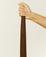 Solid Warm Brunette Chocolate Hair Extensions