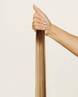 Rooted Warm Dimensional Bronde Hair Extensions