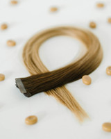 Rooted Warm Dimensional Strawberry Blonde Butterscotch Hair Extensions