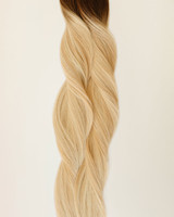 Warm Dimensional Rooted Blonde Hair Extensions