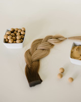 Long Rooted Neutral Blonde Peanut Butter Swirl Braided Hair Extensions