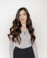 Solid Warm Brunette Chocolate Hair Extensions