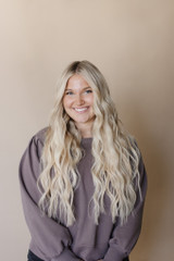 Rooted Platinum Blonde Hair Extensions